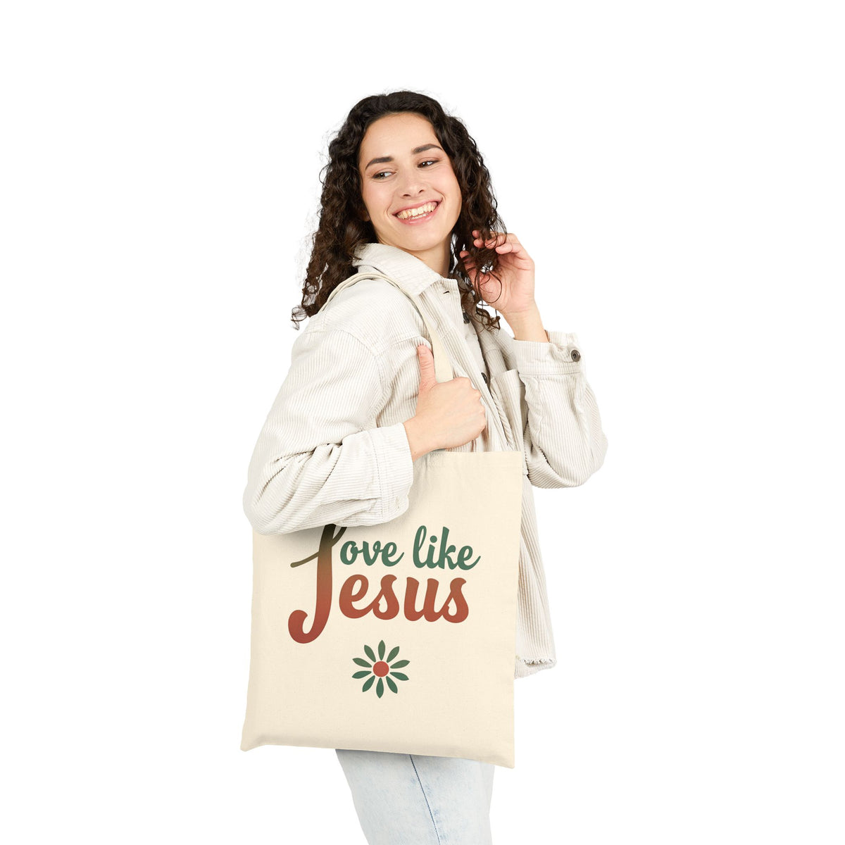 Love Like Jesus - Canvas Tote Bag