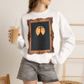 Church Steeple Moon - Framed - Crewneck Sweatshirt | Beauty of the Night Sky