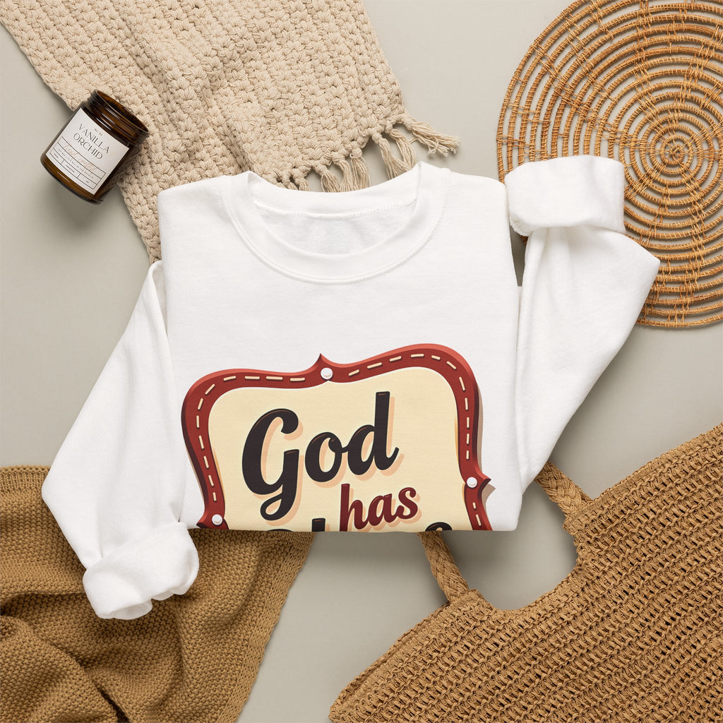 God Has Plans - Jeremiah 29:11 - Crewneck Sweatshirt | Trust God's Purposes