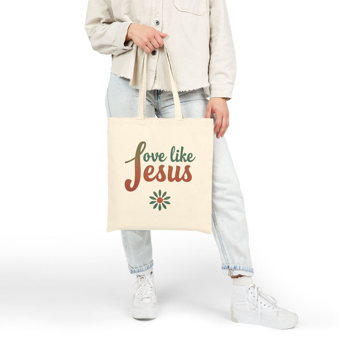 Love Like Jesus - Canvas Tote Bag