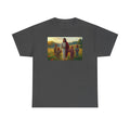 Jesus with Children in Wildflowers - T-Shirt | Religious Inspirational Tee, Prayer Artwork