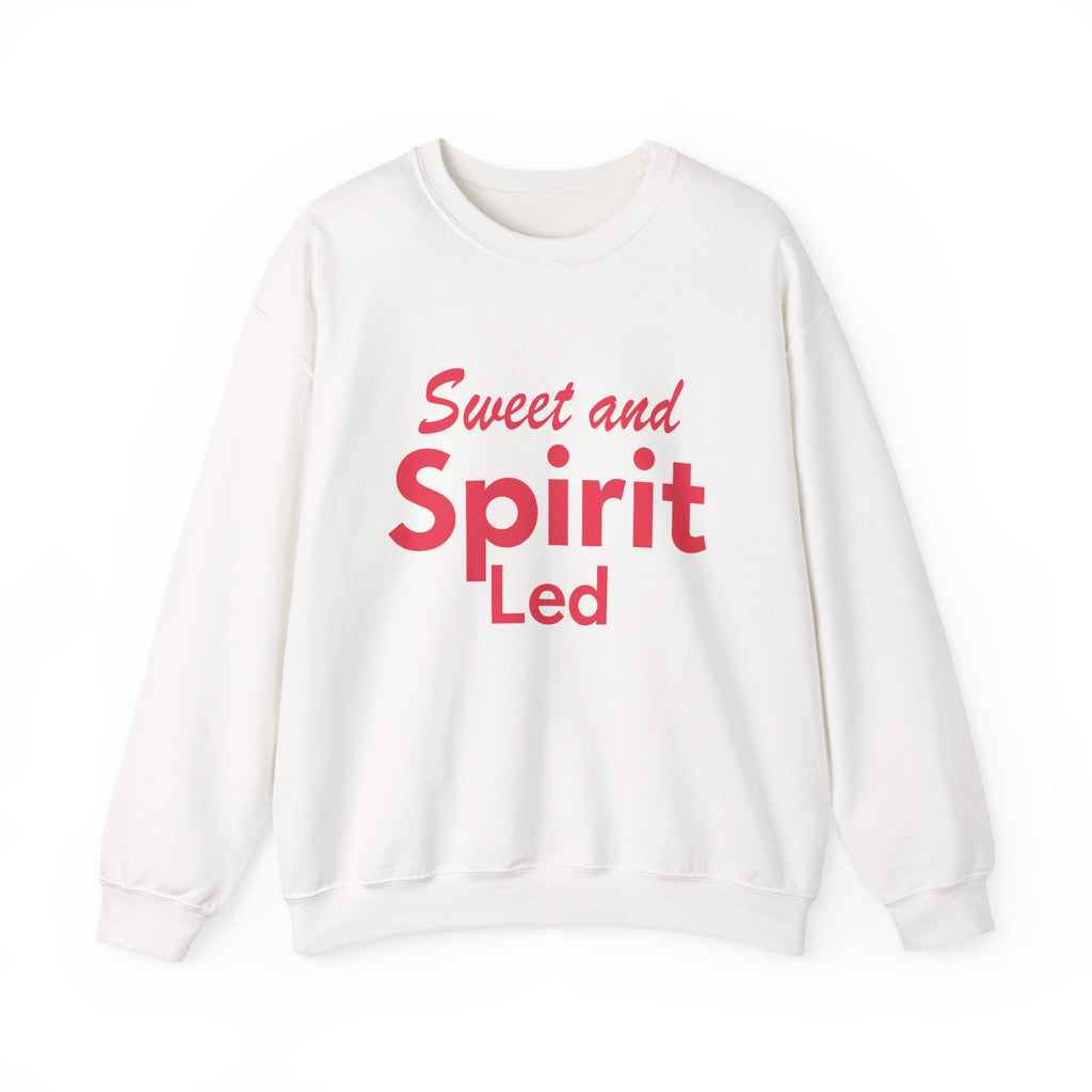 Sweet and Spirit Led - Crewneck Sweatshirt | Holy Spirit Guided Life
