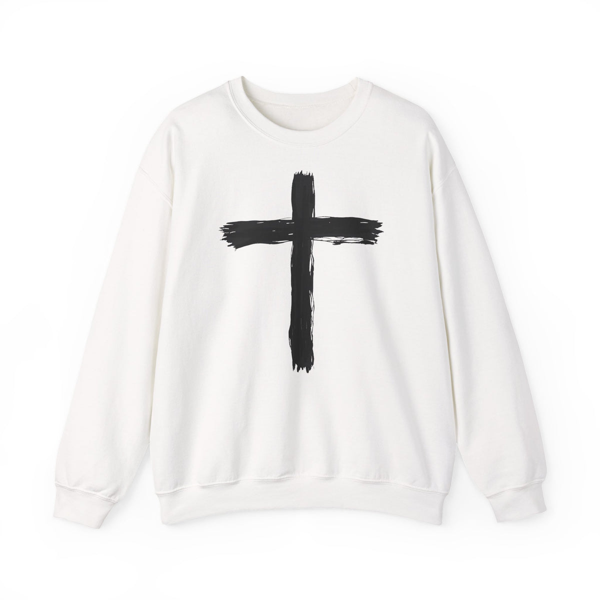Minimalist Cross - Crewneck Sweatshirt | Bible Art