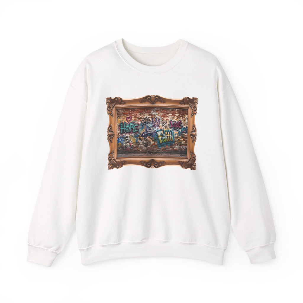 Walls of Faith - Framed - Crewneck Sweatshirt | Hope + Faith + Love