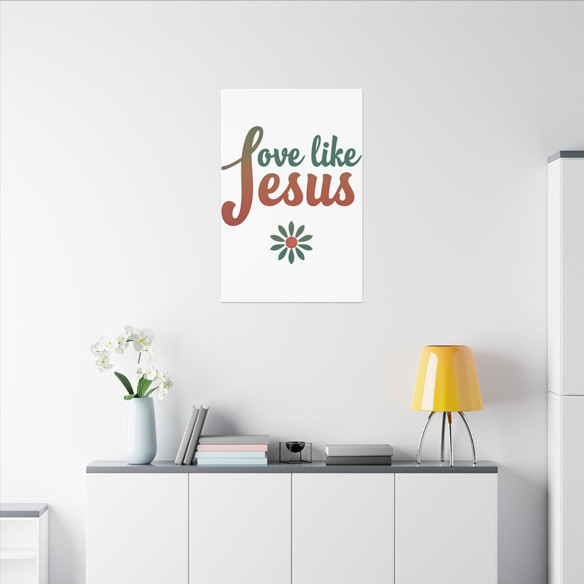 Love Like Jesus | 24" x 36" Canvas (Vertical) | Christian Wall Art | Home Decor