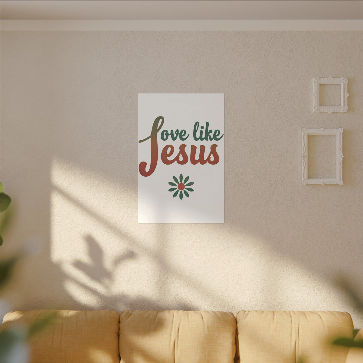 Love Like Jesus | 24" x 36" Canvas (Vertical) | Christian Wall Art | Home Decor