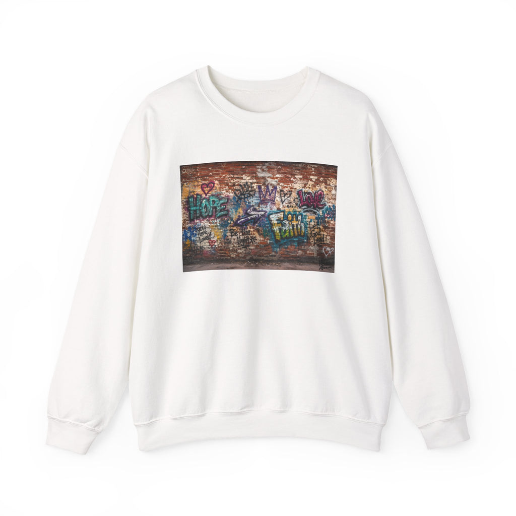 Walls of Faith - Crewneck Sweatshirt | Hope + Faith + Love