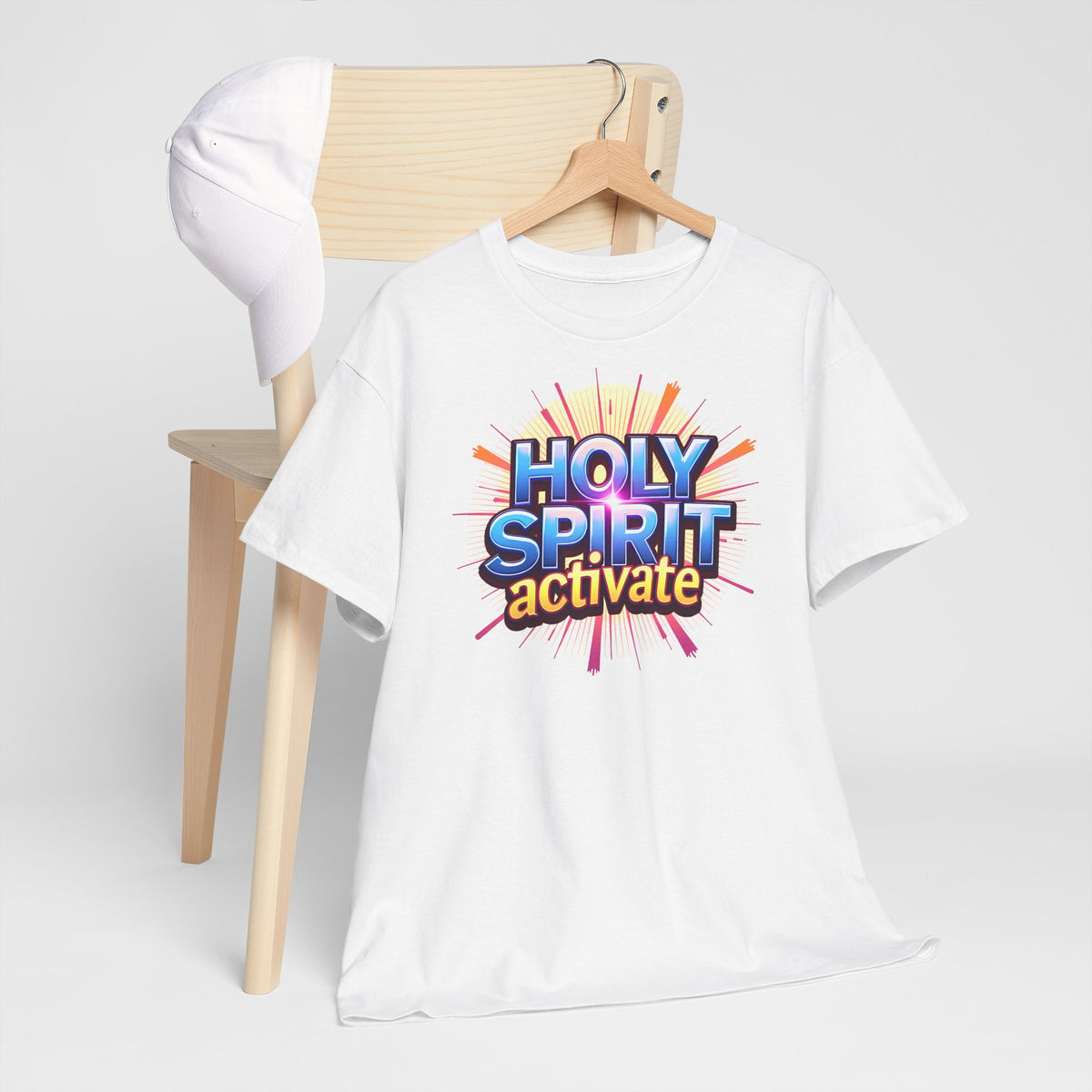 Holy Spirit Activate - T-Shirt | Religious Inspirational Tee | Spirit-led Christian Living