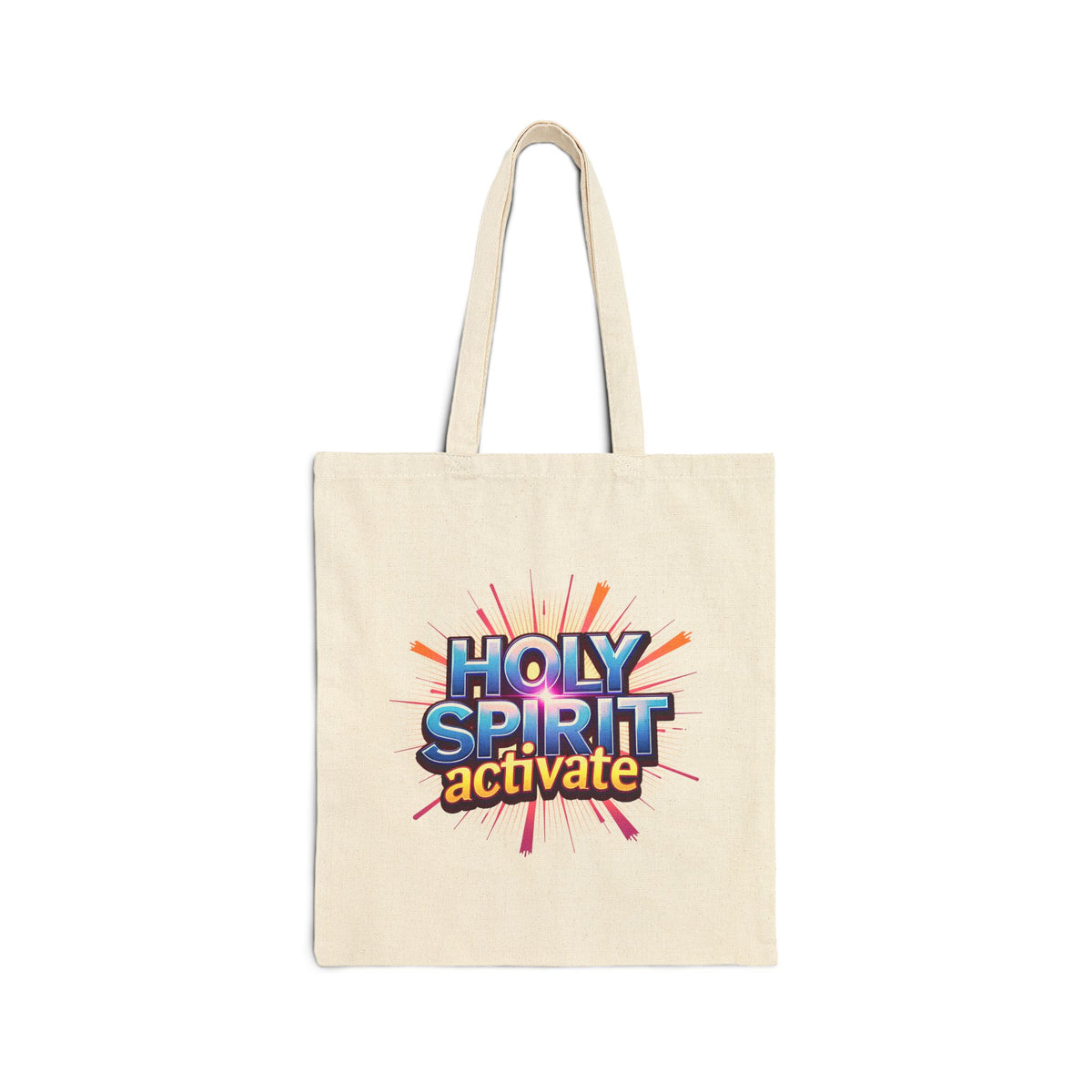 Holy Spirit Activate - Canvas Tote Bag - Spirit-led Christian Living