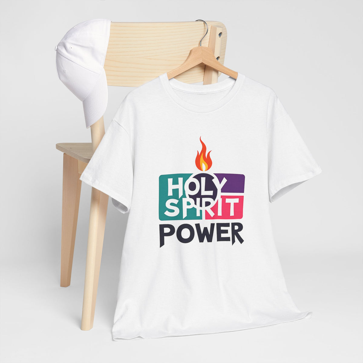Holy Spirit Power - T-Shirt | Religious Inspirational Tee, Share Your Faith