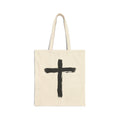 Minimalist Cross - Canvas Tote Bag