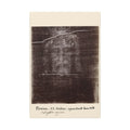 The Holy Face of Jesus - Shroud of Turin 1898 | 24" x 36" Canvas (Vertical) - Secondo Pia Historic Photographic Negative - Vintage Christian Art