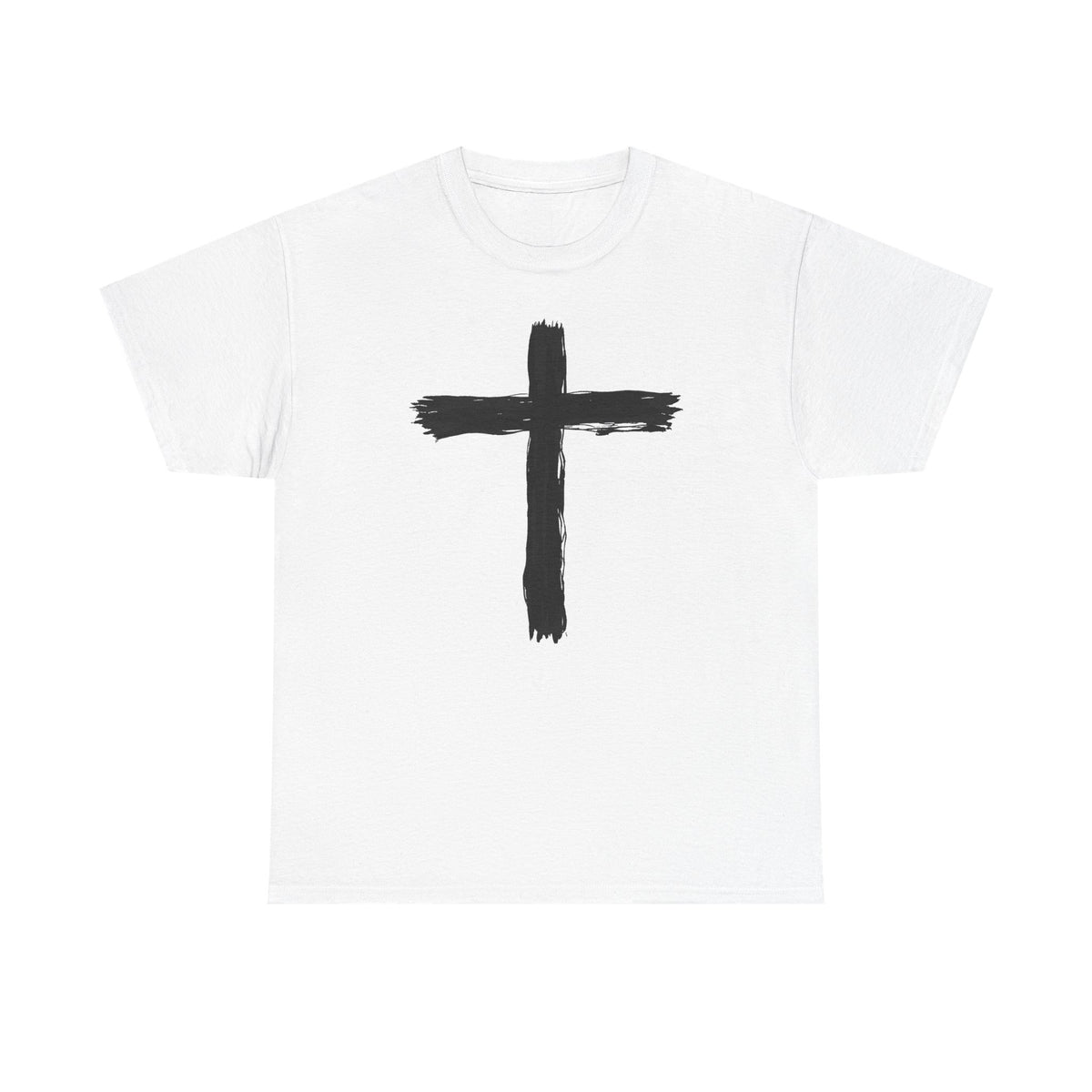Minimalist Cross - T-Shirt | Religious Inspirational Tee, Cross Shirt