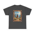 Jesus and the Lost Lamb - Framed - T-Shirt | Religious Inspirational Tee, Jesus in Bible Artwork