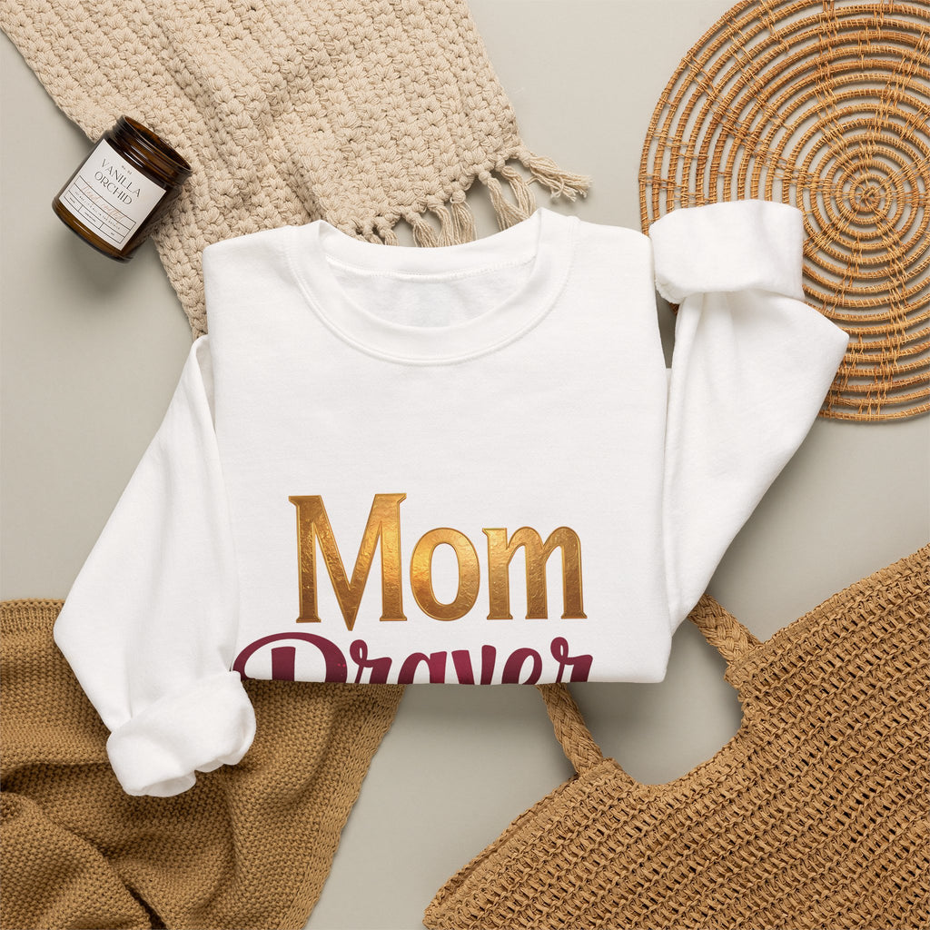 Mom Prayer Boss Warrior - Crewneck Sweatshirt | Celebrating the Extraordinary Influence of Mothers