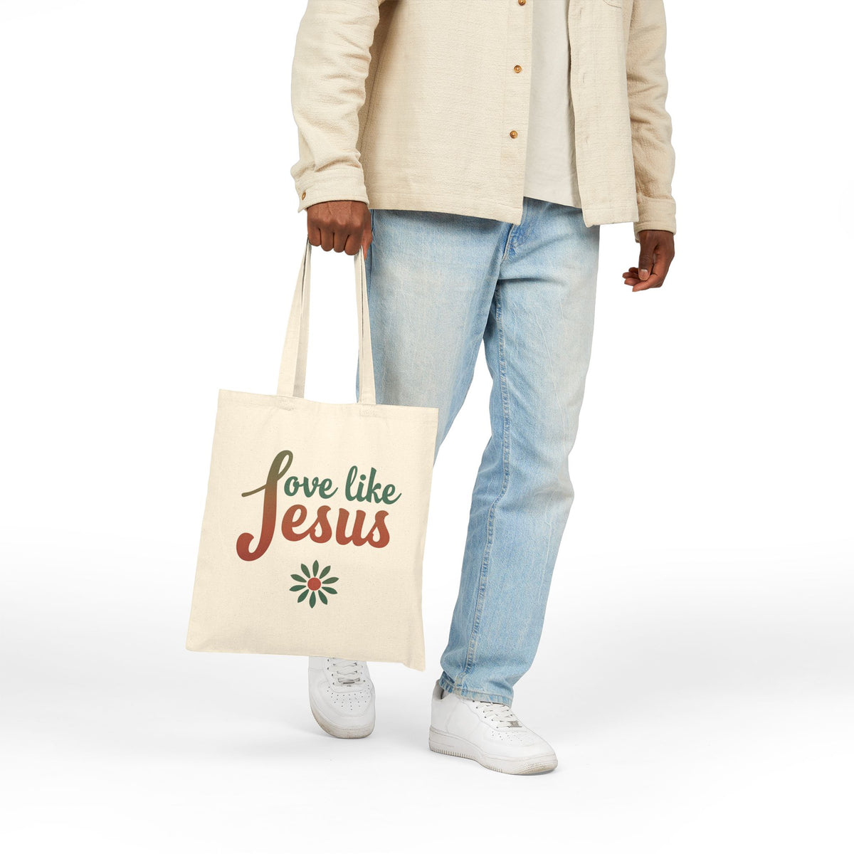 Love Like Jesus - Canvas Tote Bag