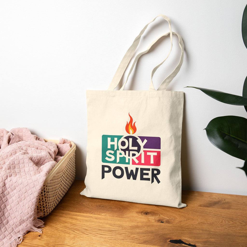 Holy Spirit Power - Canvas Tote Bag - Share Your Faith