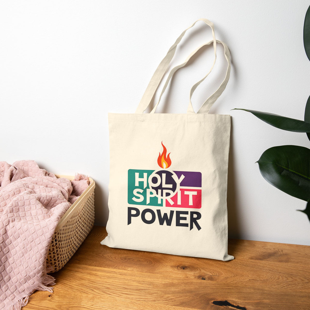 Holy Spirit Power - Canvas Tote Bag - Share Your Faith