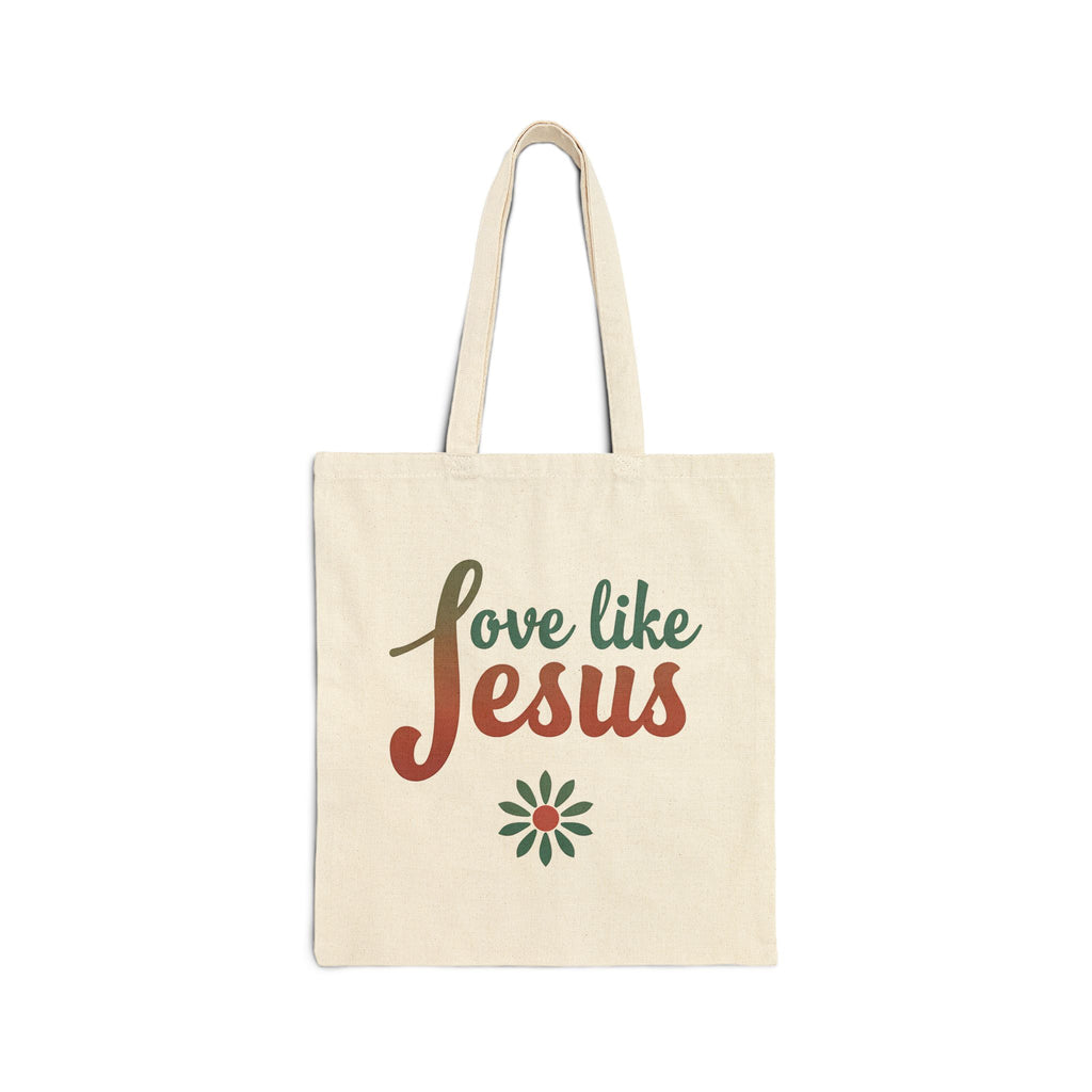Love Like Jesus - Canvas Tote Bag