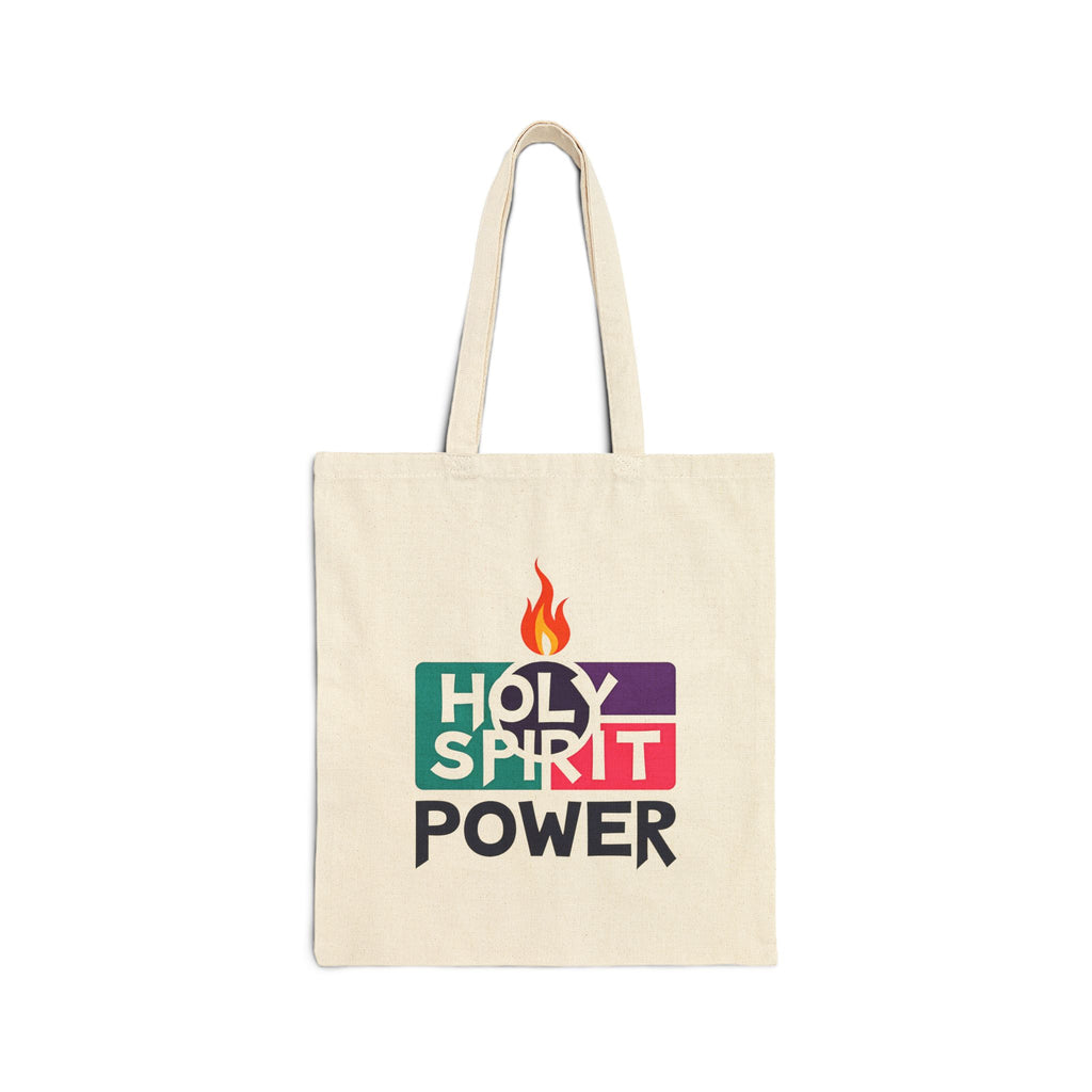 Holy Spirit Power - Canvas Tote Bag - Share Your Faith