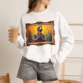 Praying Man Starburst - Framed - Crewneck Sweatshirt | Prayer Shirt