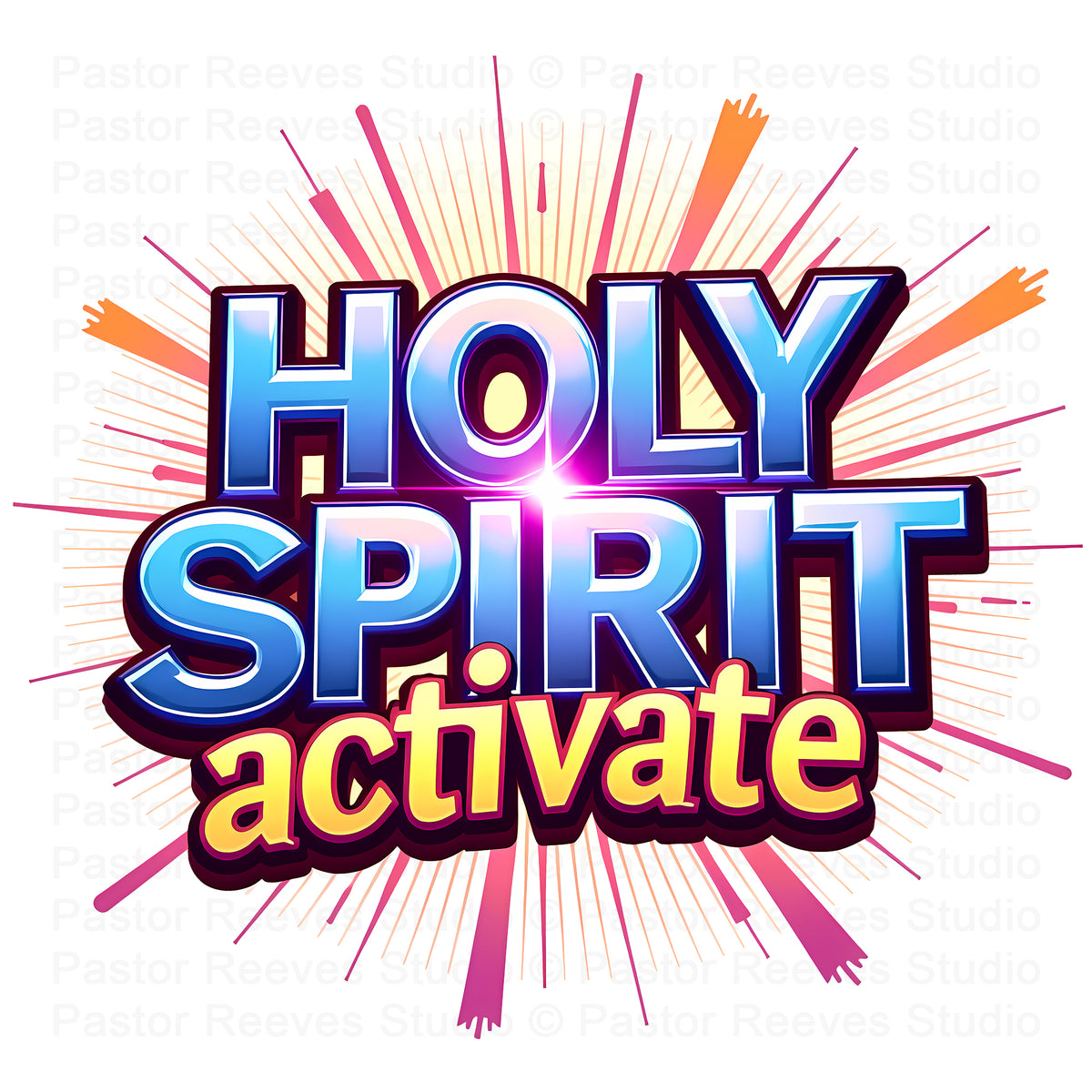 Holy Spirit Activate - Crewneck Sweatshirt | Spirit-led Christian Living