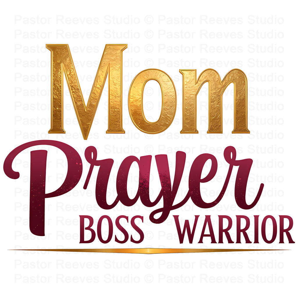 Mom Prayer Boss Warrior - Canvas Tote Bag - Celebrating the Extraordinary Influence of Mothers