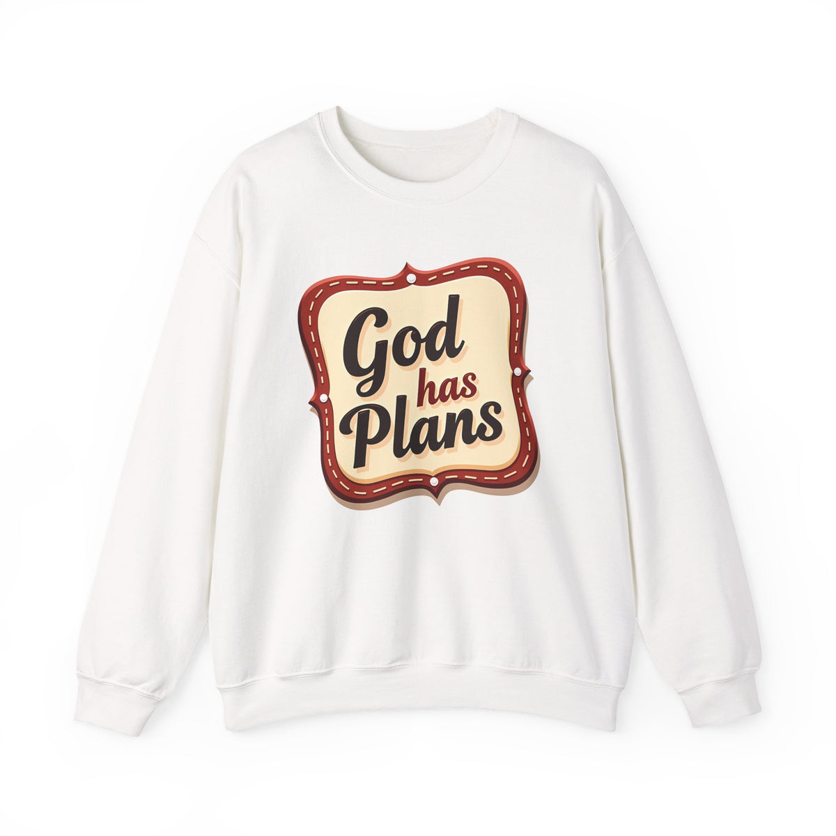 God Has Plans - Jeremiah 29:11 - Crewneck Sweatshirt | Trust God's Purposes