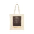 The Holy Face of Jesus - Shroud of Turin 1898 - Canvas Tote Bag - Secondo Pia Historic Photographic Negative - Vintage Christian Art