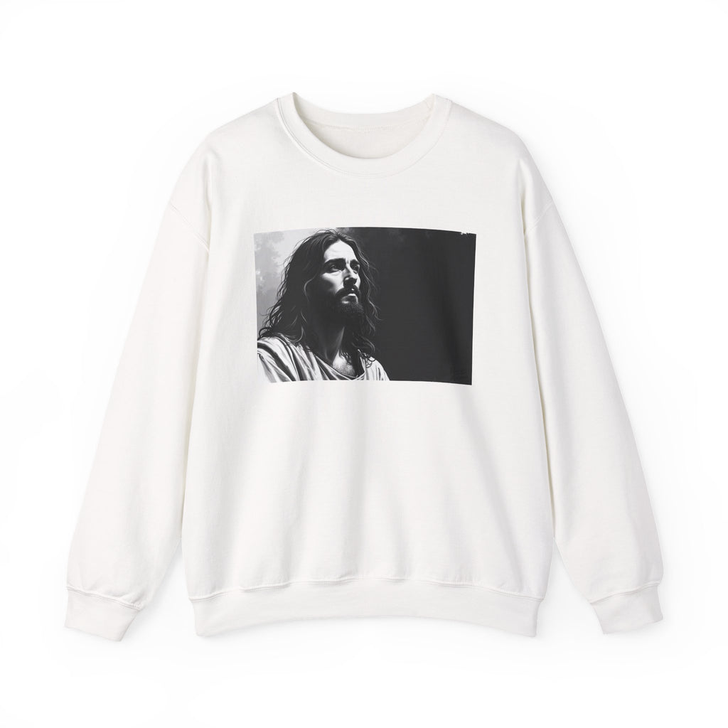 Contemplative Jesus - Crewneck Sweatshirt | Quiet Focus