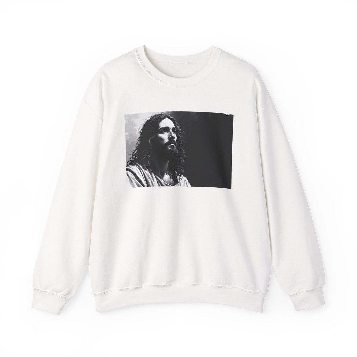 Contemplative Jesus - Crewneck Sweatshirt | Quiet Focus