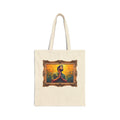 Praying Man Starburst - Framed - Canvas Tote Bag