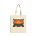 Glowing Cross in the Field - Framed - Canvas Tote Bag - Cross of Christ