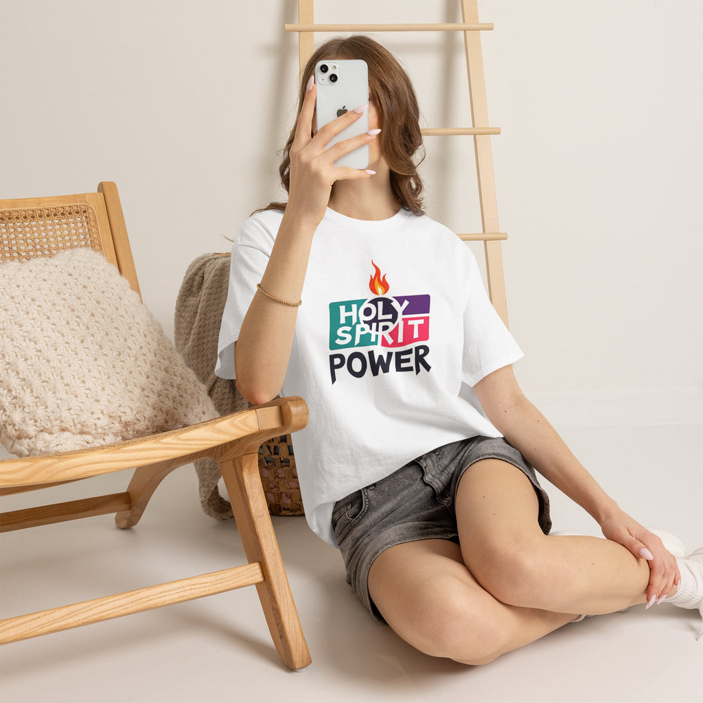 Holy Spirit Power - T-Shirt | Religious Inspirational Tee, Share Your Faith