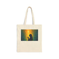 Woman in Prayer Under Magical Light - Canvas Tote Bag