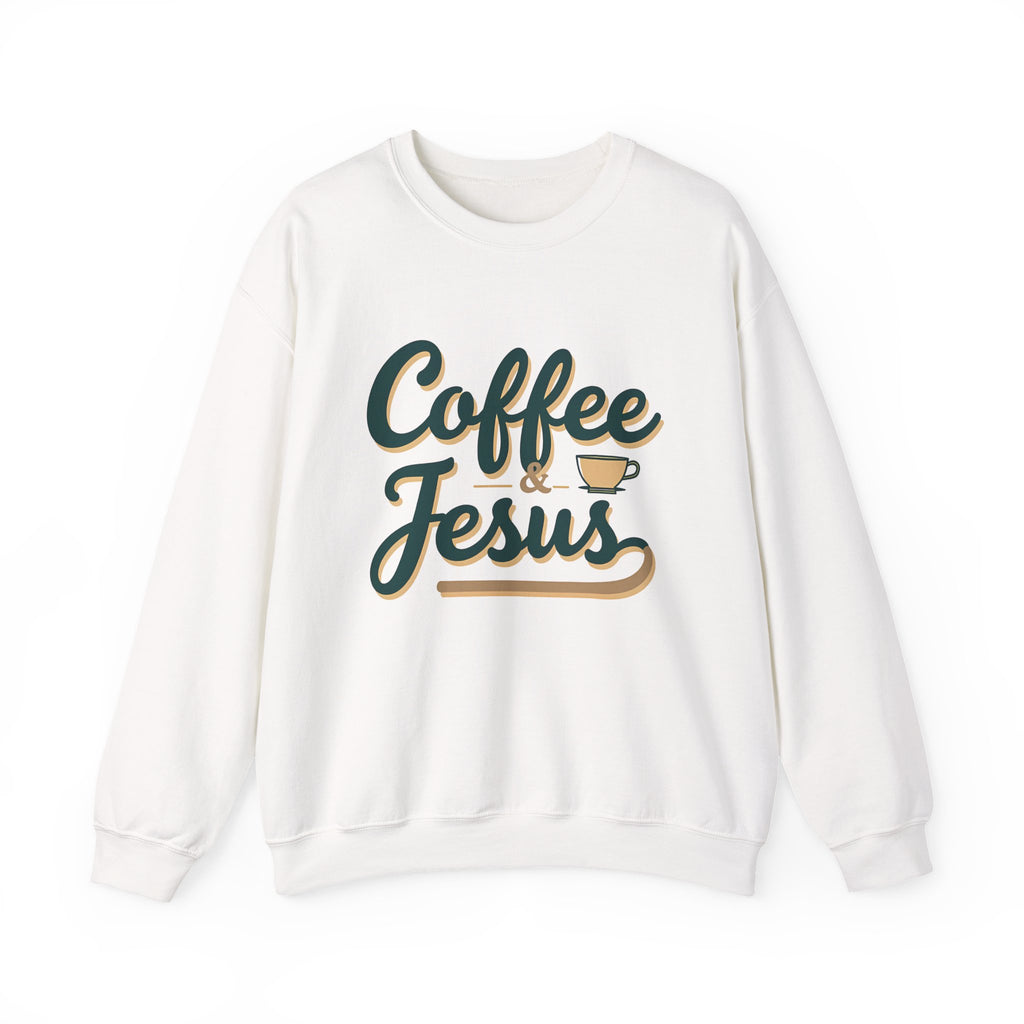 Coffee and Jesus - Crewneck Sweatshirt | Simple Morning Rhythm