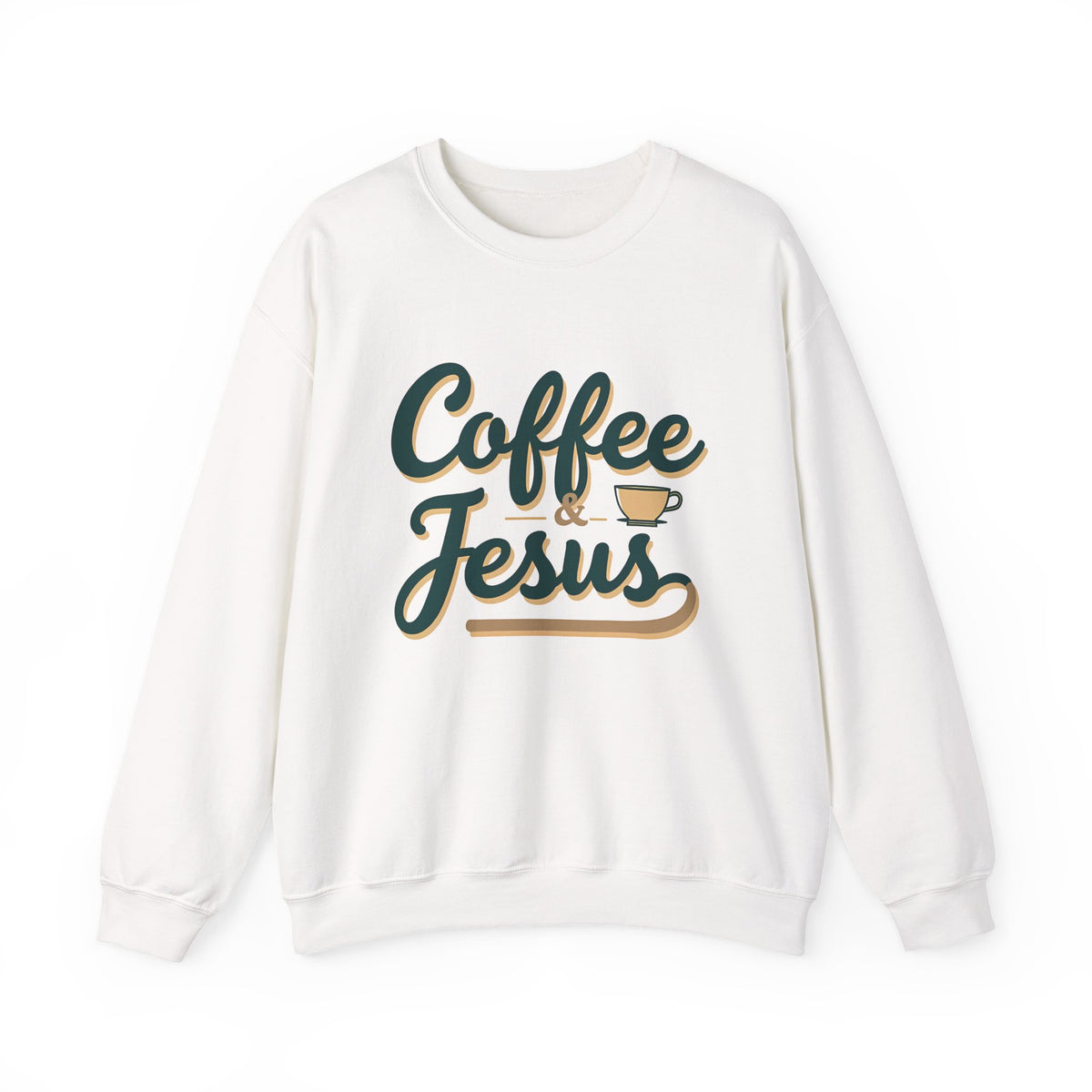 Coffee and Jesus - Crewneck Sweatshirt | Simple Morning Rhythm
