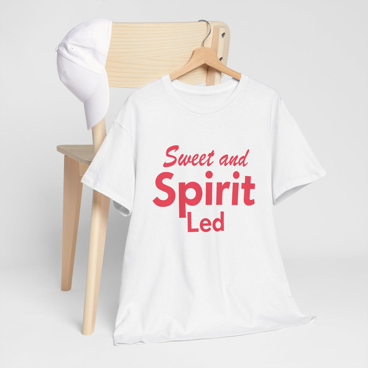 Sweet and Spirit Led - T-Shirt | Religious Inspirational Tee | Holy Spirit Guided Life