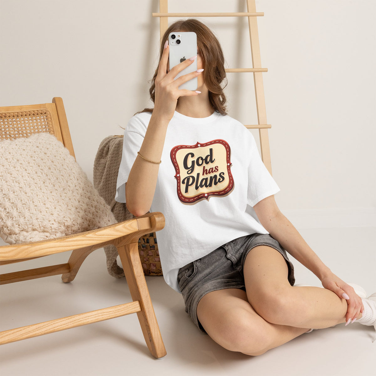 God Has Plans - Jeremiah 29:11 - T-Shirt | Religious Inspirational Tee | Trust God's Purposes