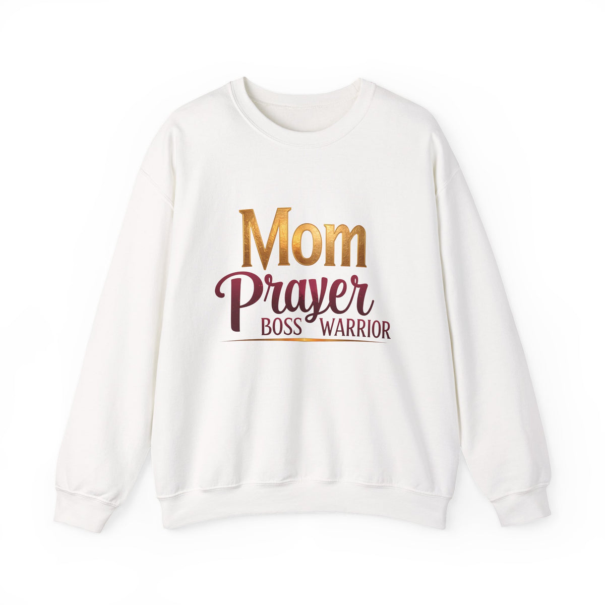 Mom Prayer Boss Warrior - Crewneck Sweatshirt | Celebrating the Extraordinary Influence of Mothers