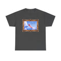 Your Faith Healed You (Luke 8:48) - Framed - T-Shirt | Religious Inspirational Tee, Jesus in Bible Artwork