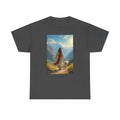 Jesus and the Lost Lamb - T-Shirt | Religious Inspirational Tee, Jesus Faith Artwork