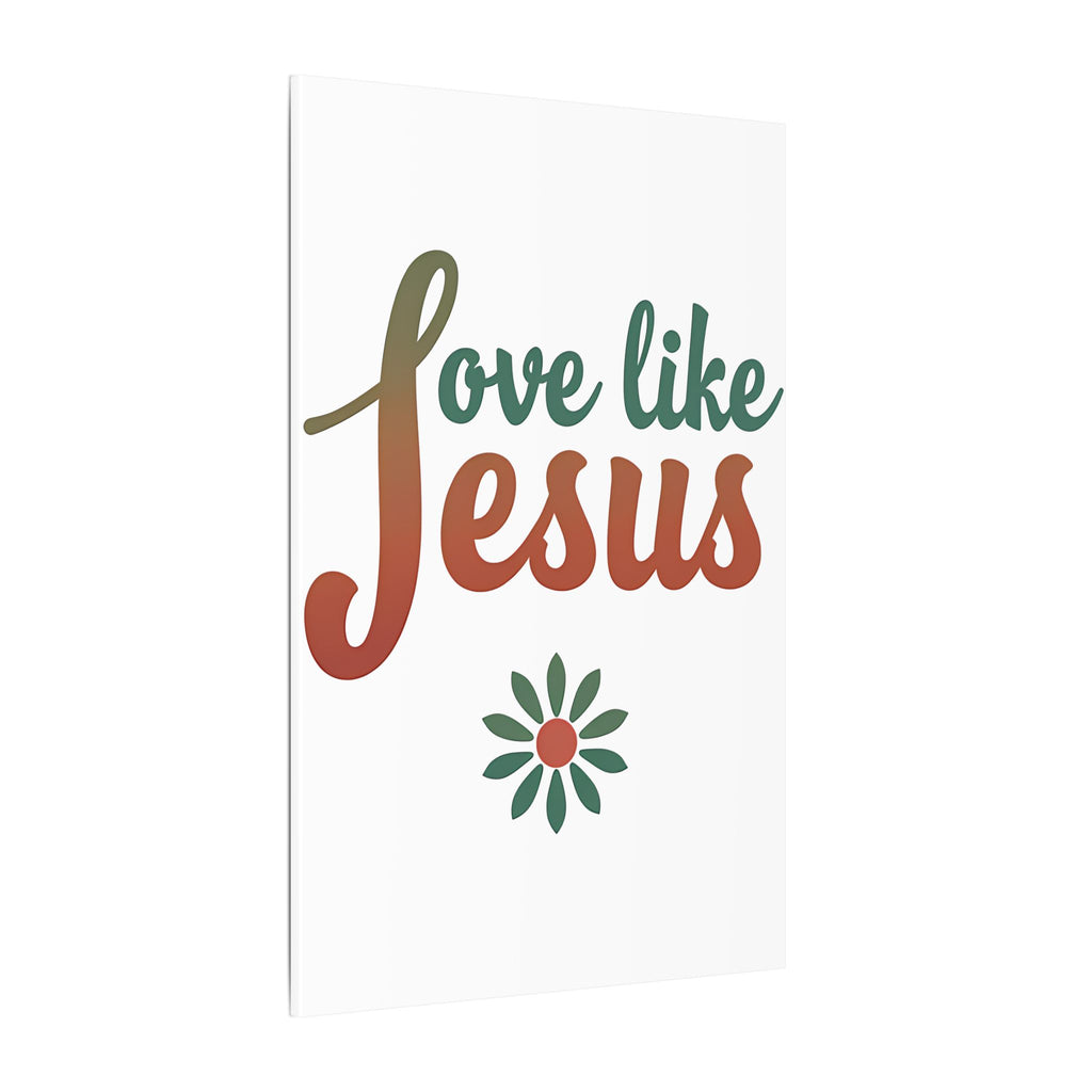 Love Like Jesus | 24" x 36" Canvas (Vertical) | Christian Wall Art | Home Decor