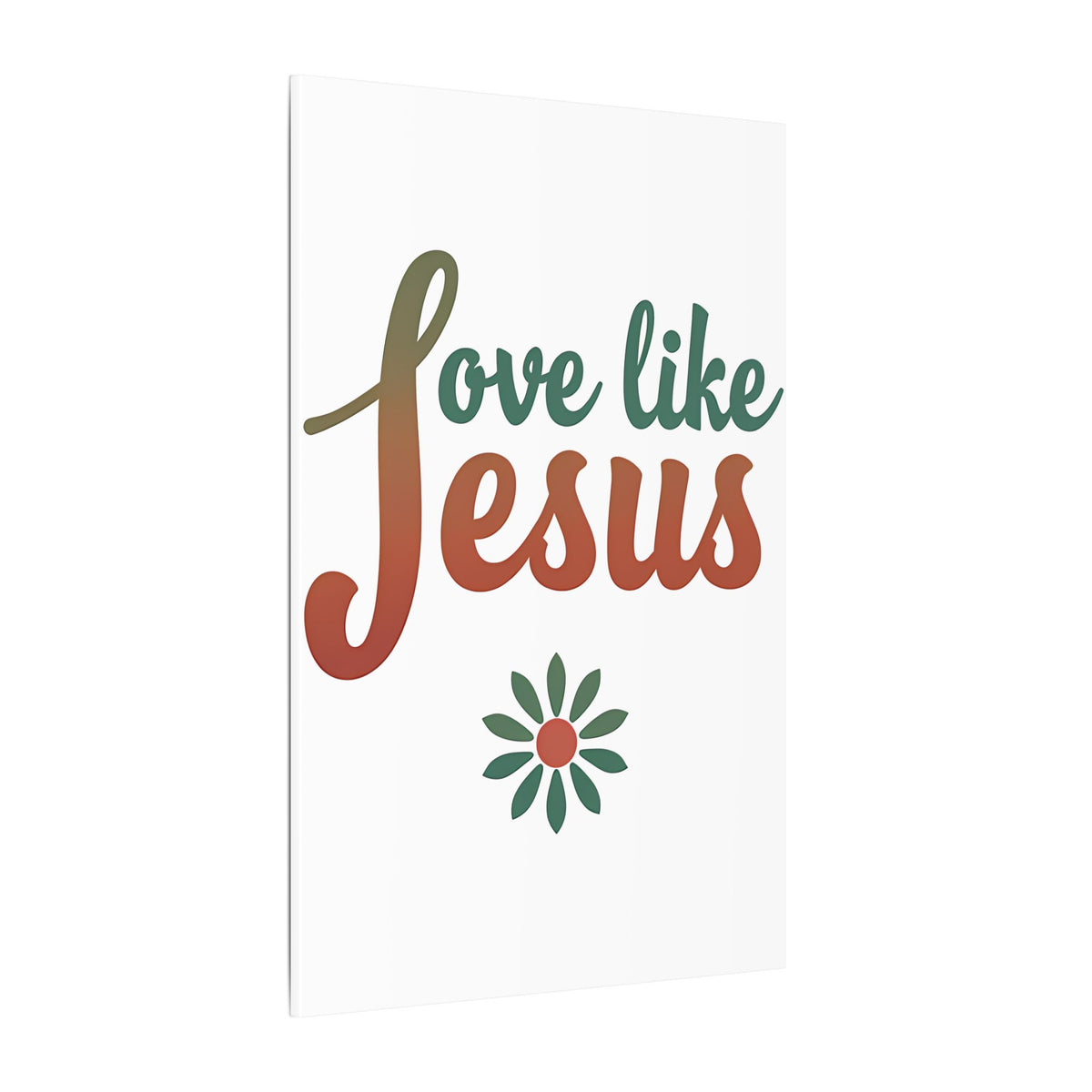 Love Like Jesus | 24" x 36" Canvas (Vertical) | Christian Wall Art | Home Decor