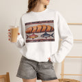 Five Loaves and Two Fish Mosaic - Crewneck Sweatshirt | Roman-Era-Inspired Christian Art