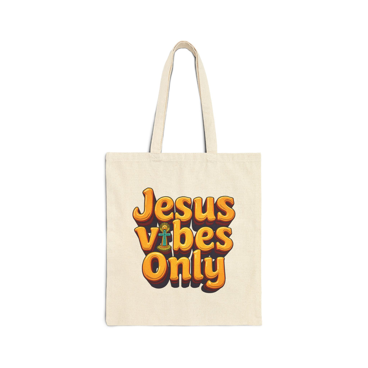 Jesus Vibes Only - Canvas Tote Bag
