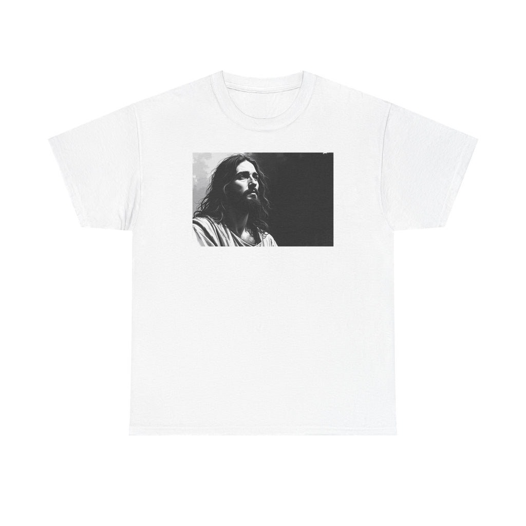 Contemplative Jesus - T-Shirt | Religious Inspirational Tee | Quiet Focus