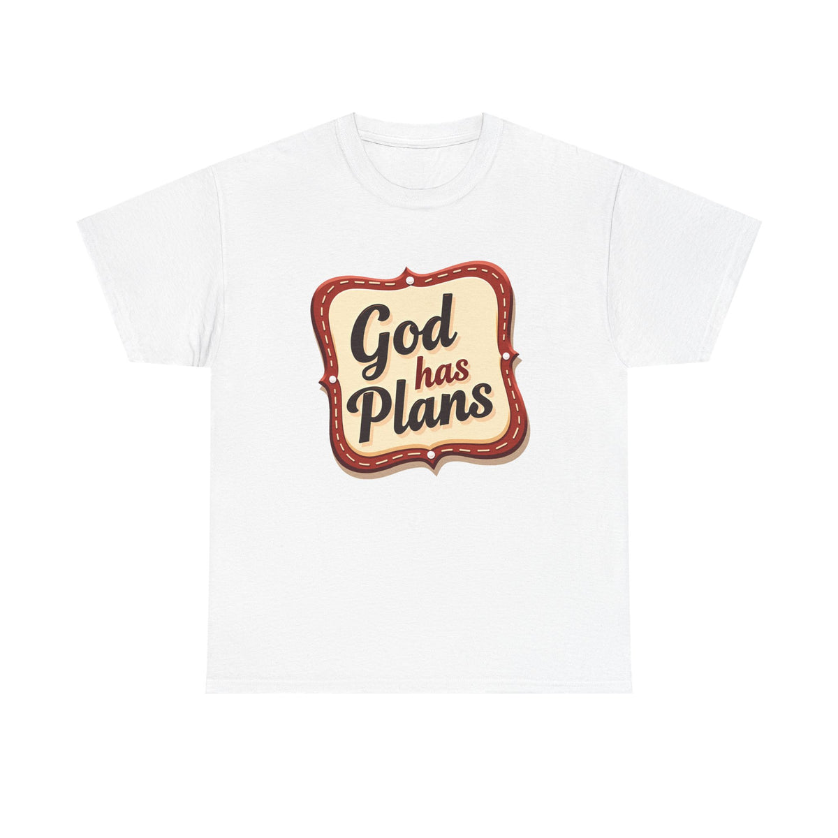 God Has Plans - Jeremiah 29:11 - T-Shirt | Religious Inspirational Tee | Trust God's Purposes