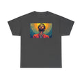 Praying Man - Serenity in Cosmic Light - T-Shirt | Religious Inspirational Tee, Prayer Artwork
