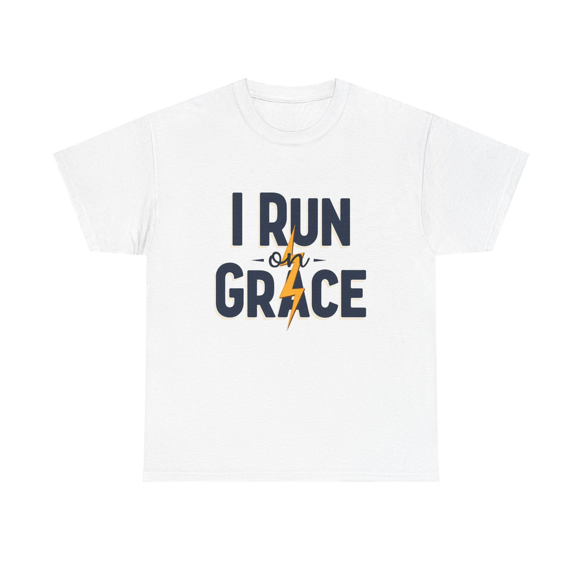 I Run on Grace - T-Shirt | Religious Inspirational Tee | Strength for the Journey